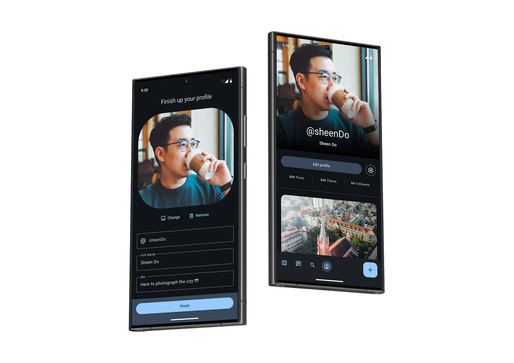 LocalLens — create profile