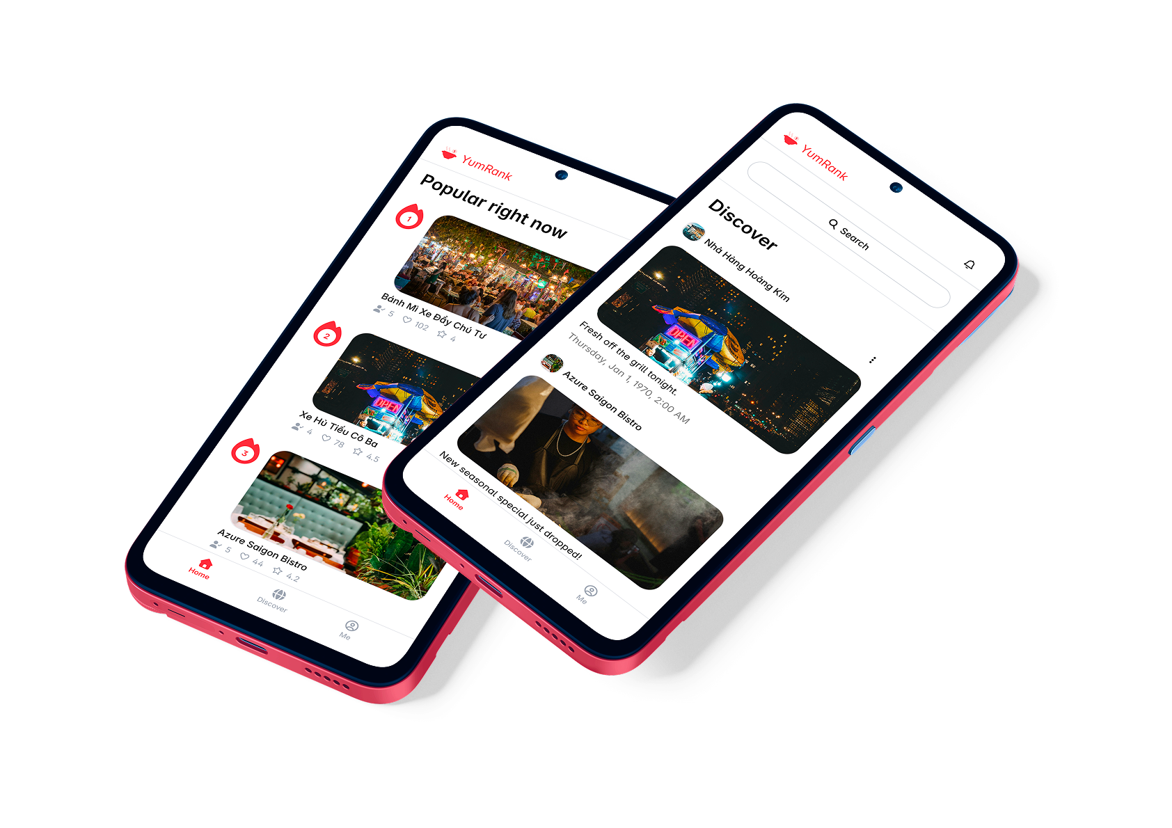 YumRank — discovery feed