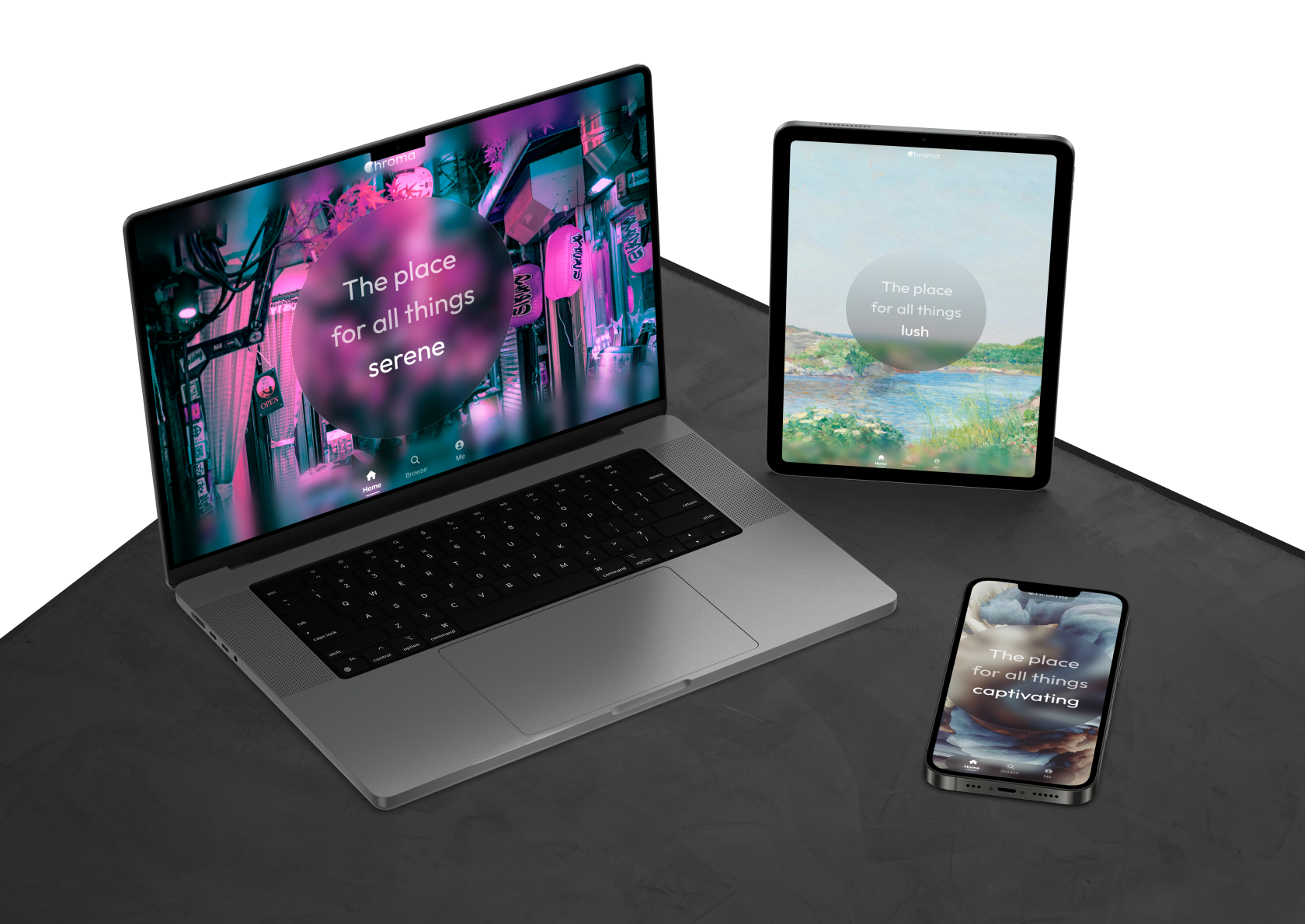 Chroma Gallery — across form factors