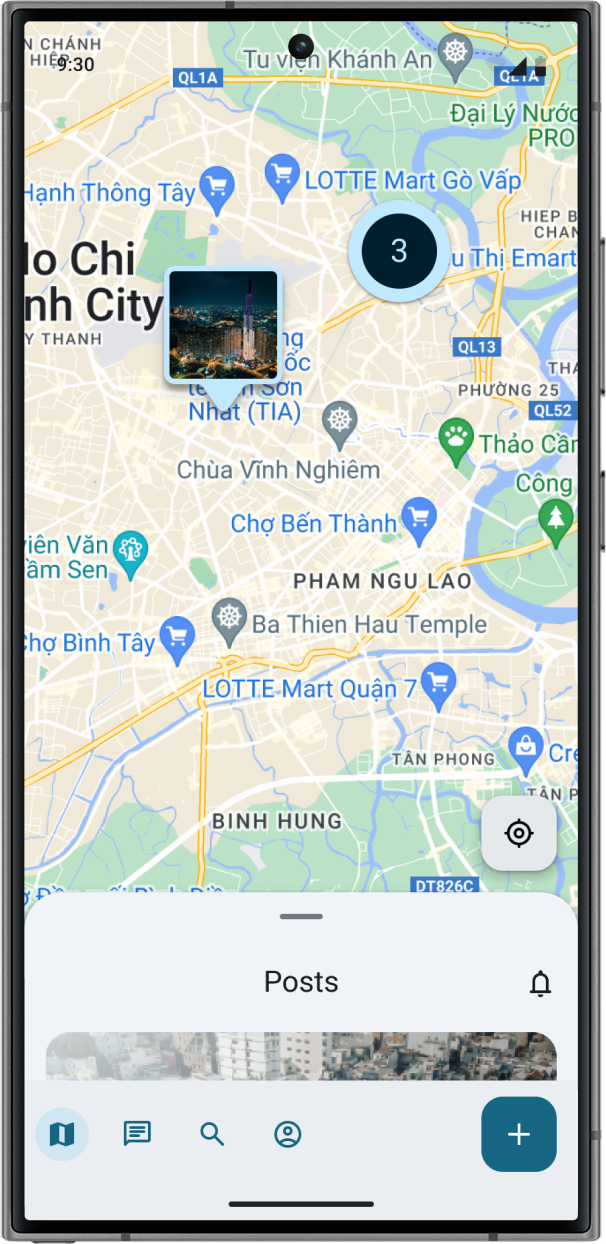 LocalLens — social photo map