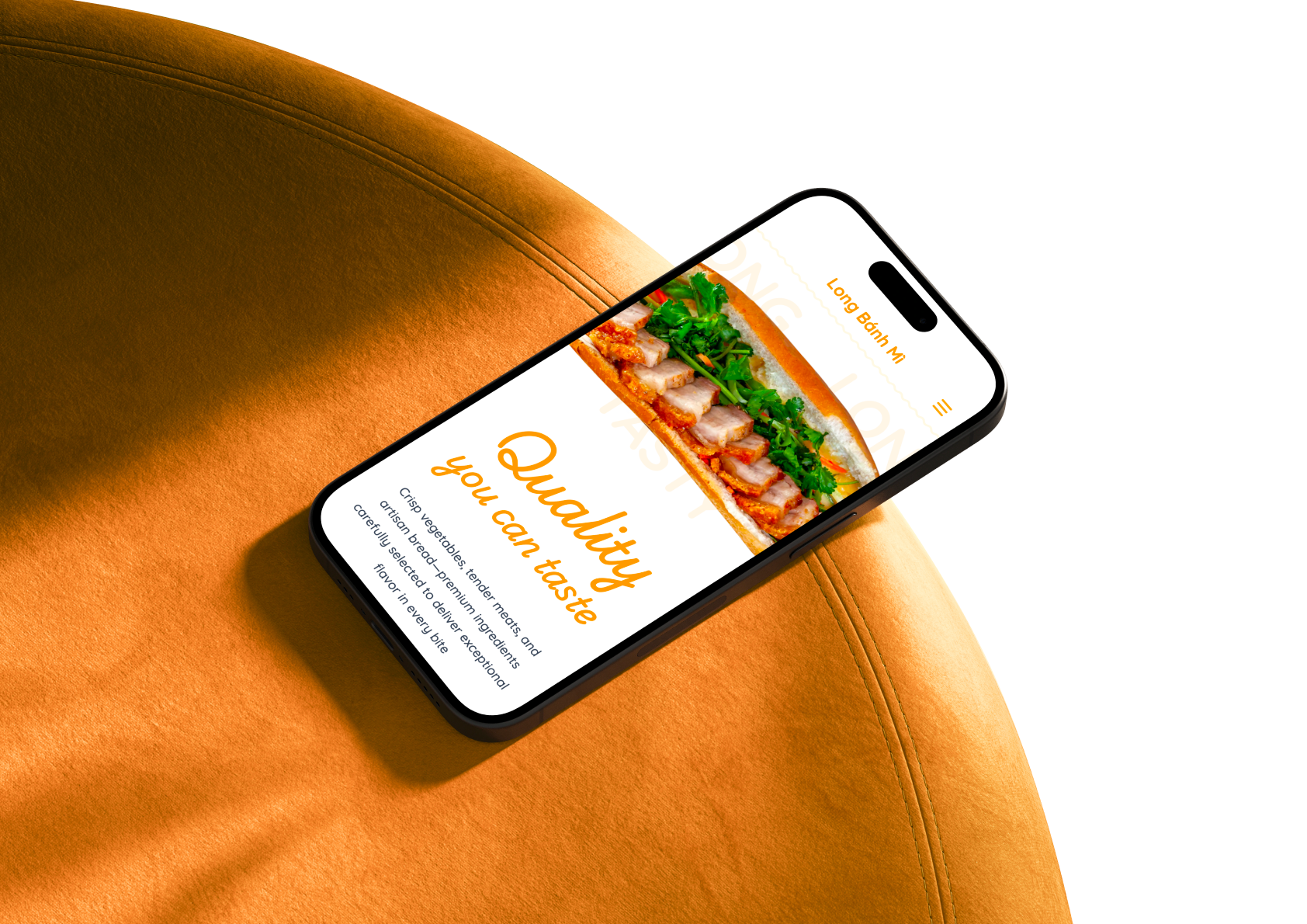 Long Banh Mi — mobile intro