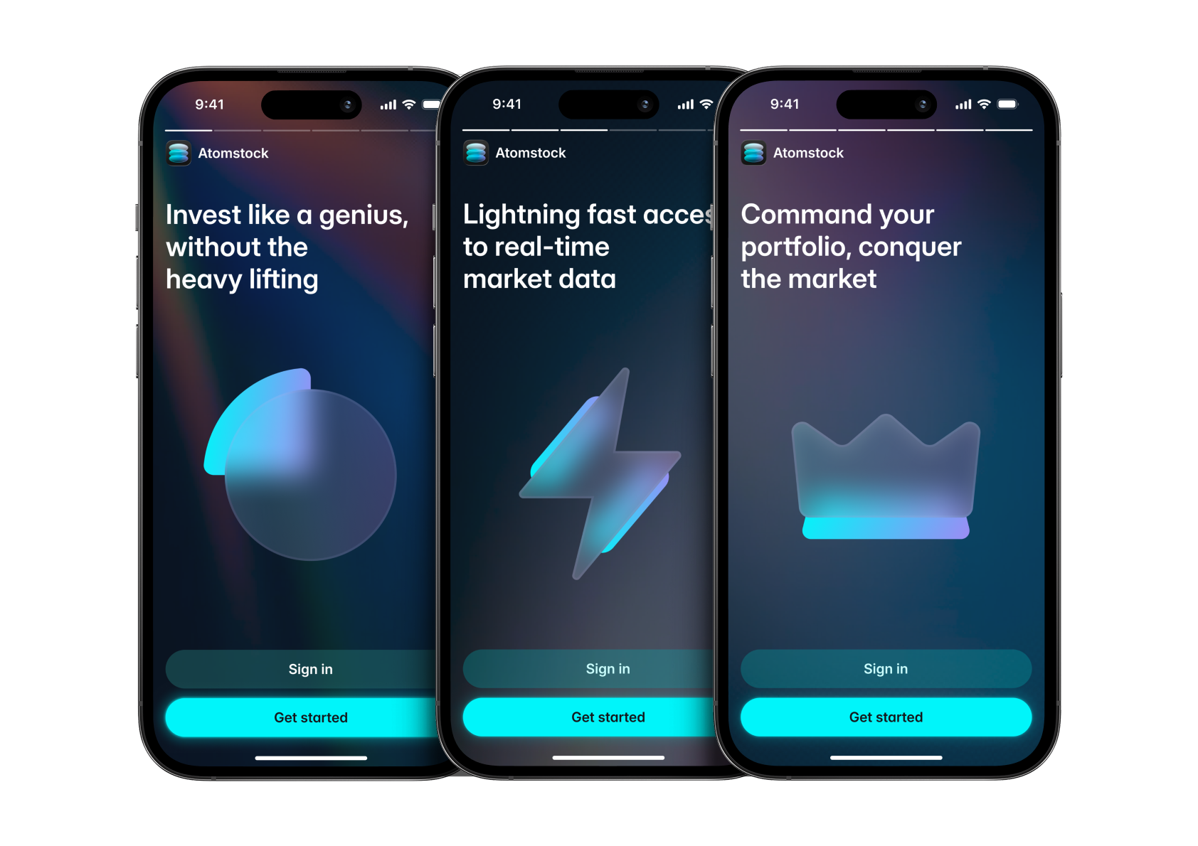Atomstock — onboarding