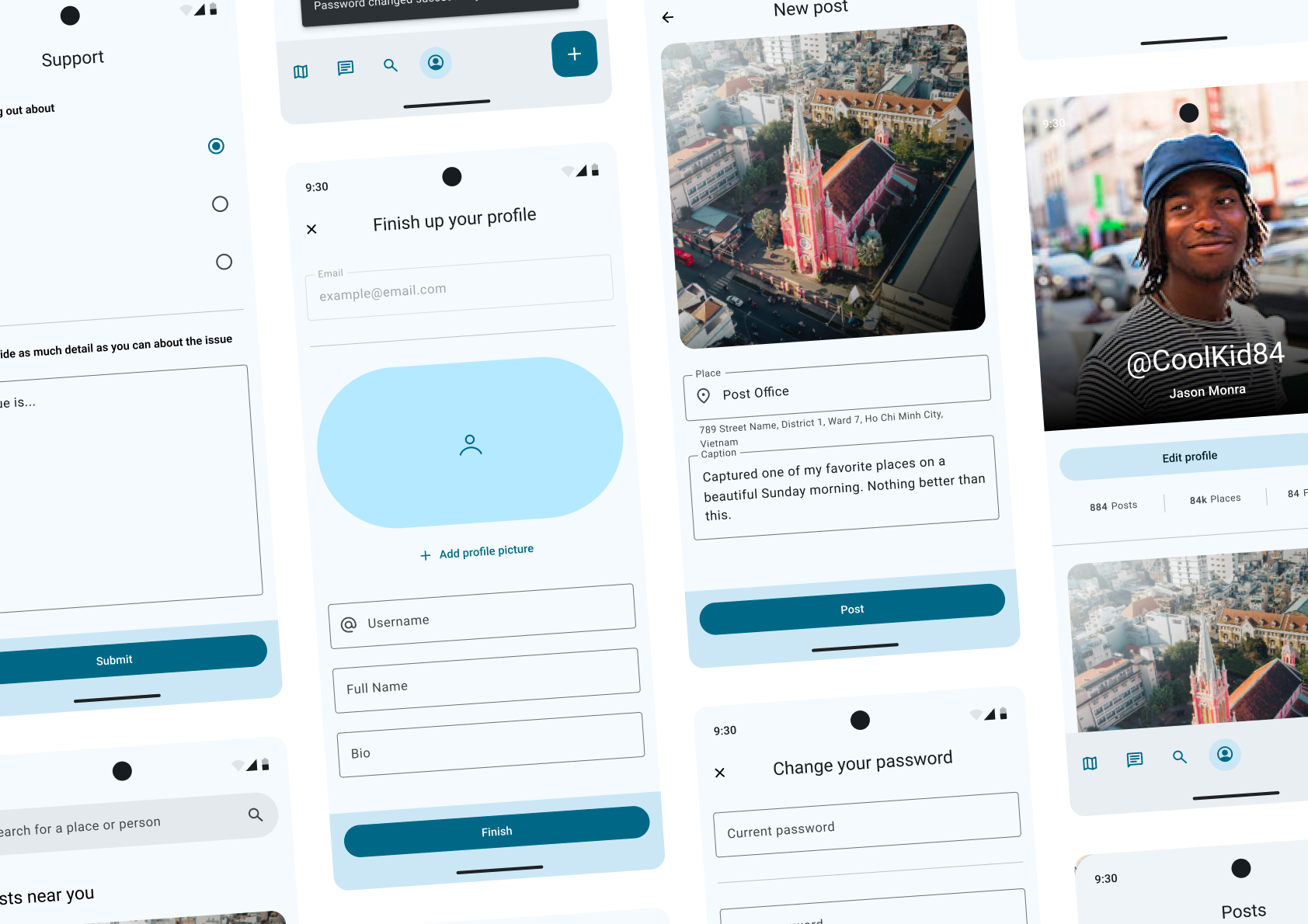 LocalLens — other screens